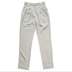 American apparel grey high waisted trousers